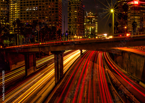 time lapse photography of concrete bridge