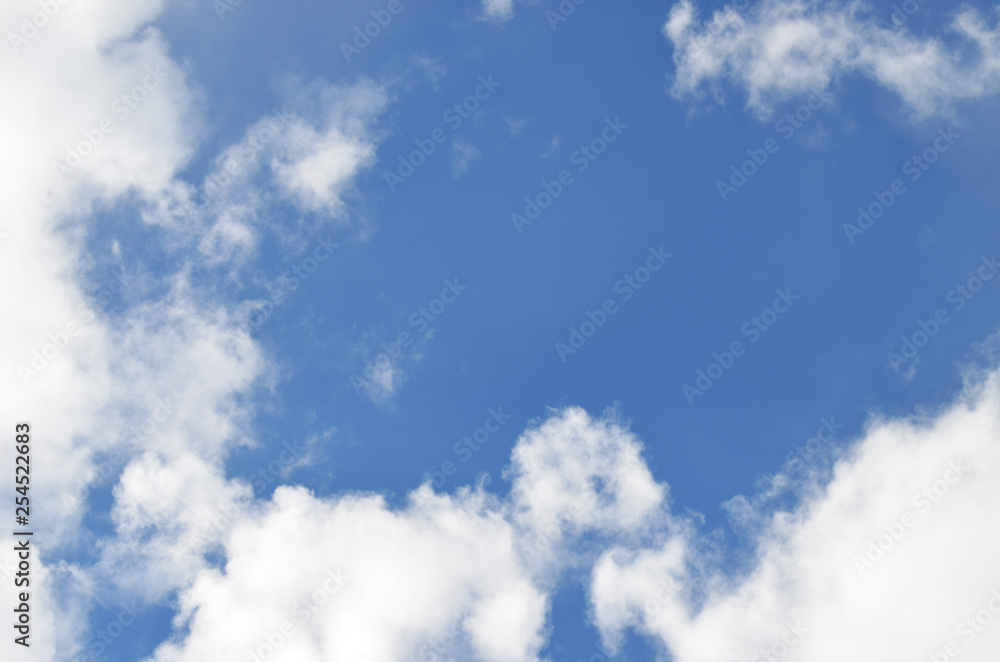 Obraz premium Cloudy blue sky, photo, environment 