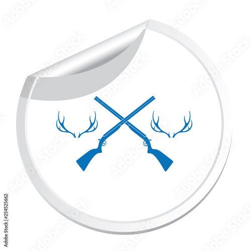 Hunting club logo icon