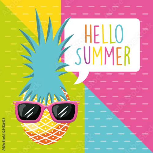 Hello summer card photo