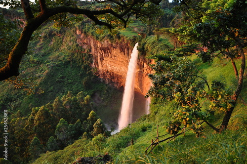 Wasserfall in Uganda im Mount Elgon Nationalpark