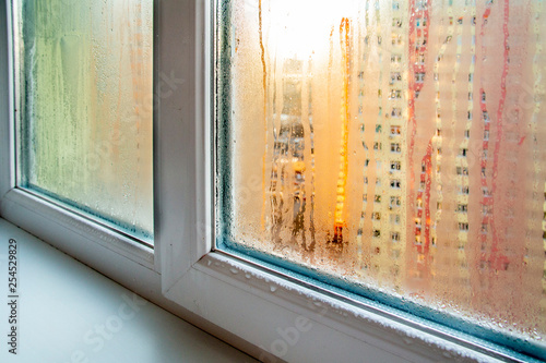 The problem - plastic windows mist over
