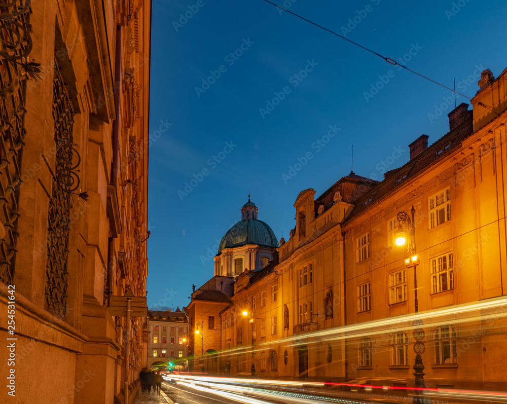 Fototapeta premium A busy time in Prague