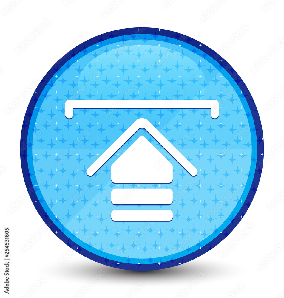 Upload icon galaxy cyan blue round button Upload icon galaxy cyan blue round button