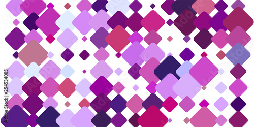 White BG with Colorful Pink Square Elements