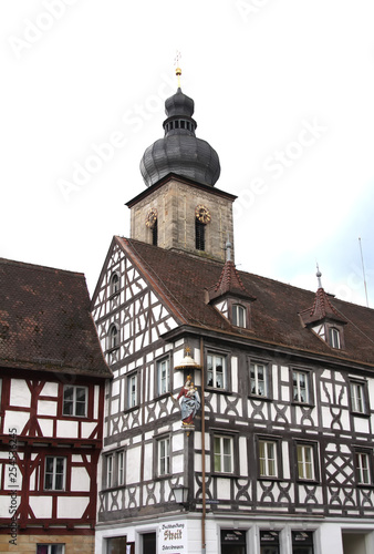 Traditional German houses of the Old Town, Forchheim, Bavaria