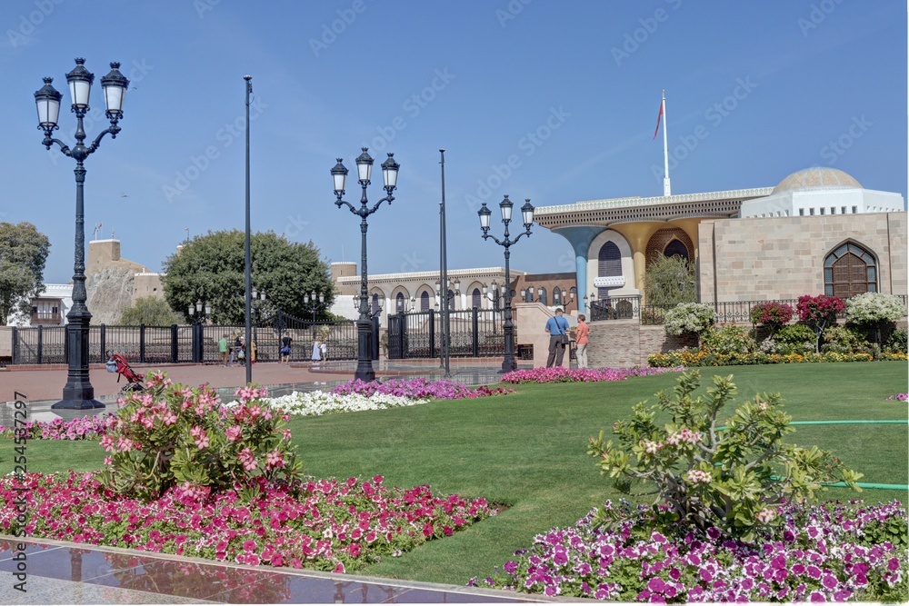 Naklejka premium Mascate (Muscat), capitale du sultanat d'Oman