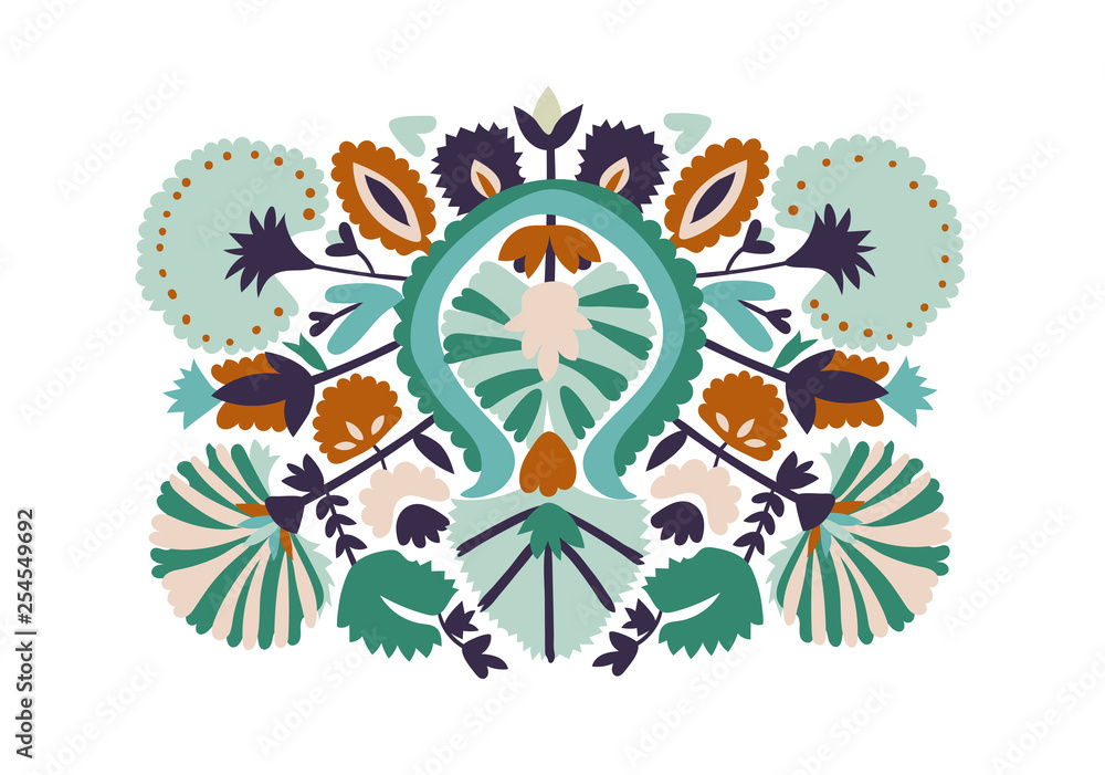 Fotografie folk motif greeting card