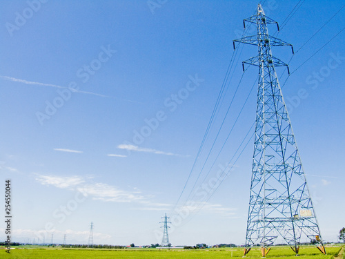 鉄塔 送電鉄桶 送電線