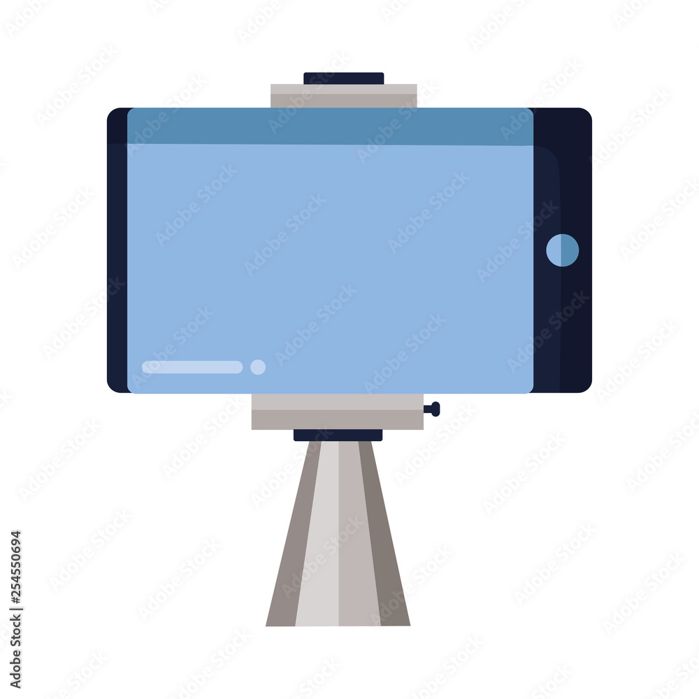 smartphone in selfie stick smartphone in selfie stick