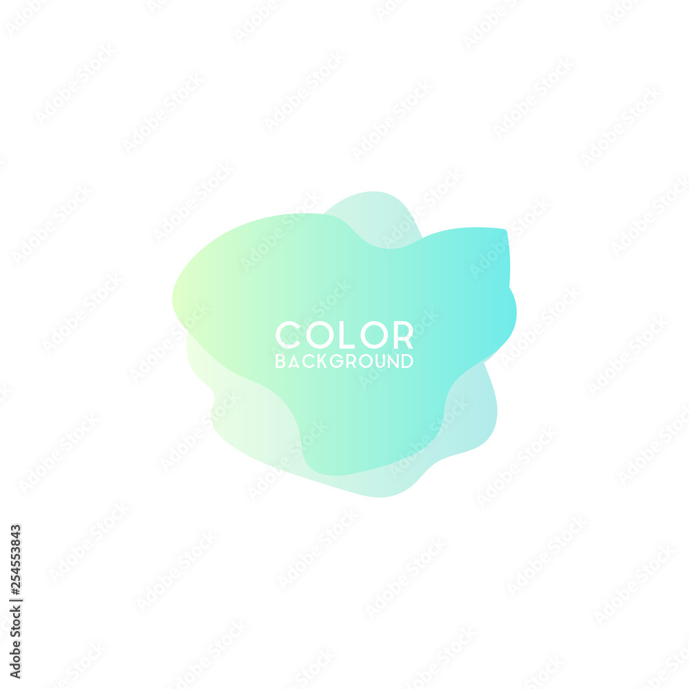 Abstract modern graphic design element. Colorful gradient with liquid shapes Abstract modern graphic design element. Colorful gradient with liquid shapes