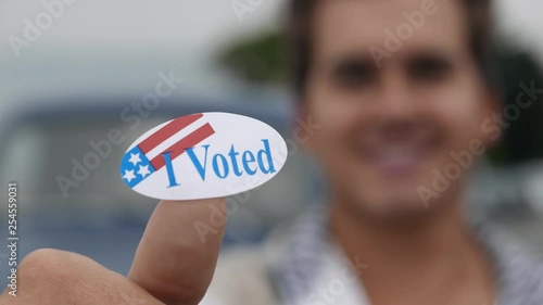 Young man lifts up a generic 