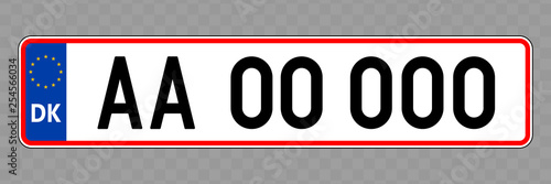 Vehicle number plate