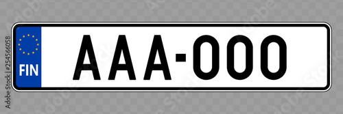 Vehicle number plate