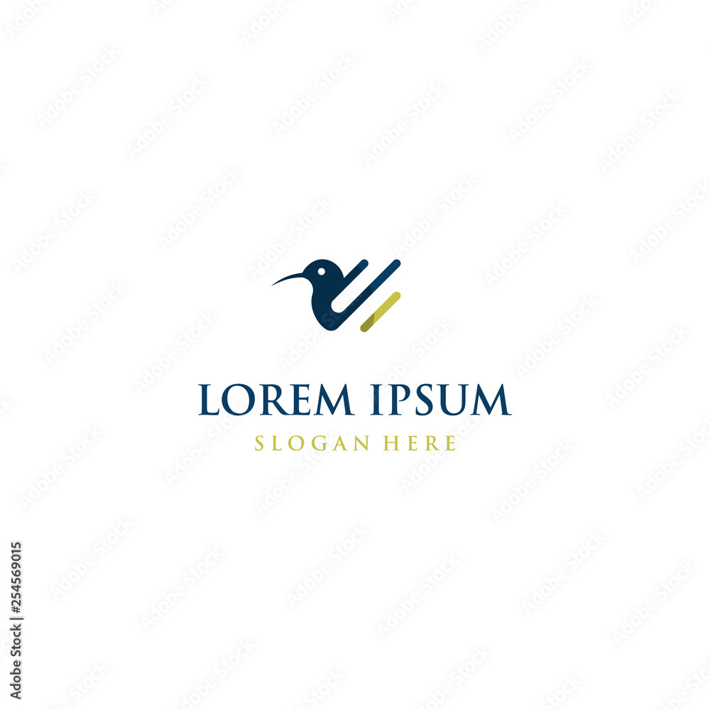 Bird Book Education Creative Logo Design Bird Book Education Creative Logo Design