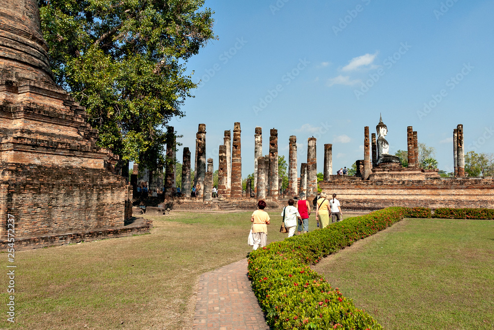 Naklejka premium Sukhothai park in Thailand
