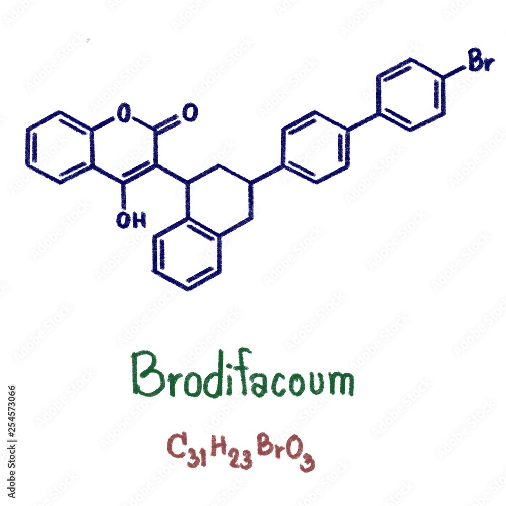 Brodifacoum is a highly lethal 4-hydroxycoumarin vitamin K antagonist anticoagulant poison. In recent years, it has become one of the world's most widely used pesticides. Brodifacoum is a highly lethal 4-hydroxycoumarin vitamin K antagonist anticoagulant poison. In recent years, it has become one of the world's most widely used pesticides.