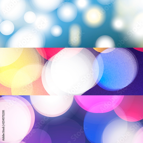 Mixed bokeh backgrounds