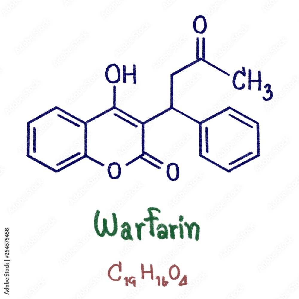 Warfarin is a medication that is used as an anticoagulant (blood thinner). It is commonly used to treat blood clots such as deep vein thrombosis. Illustration Warfarin is a medication that is used as an anticoagulant (blood thinner). It is commonly used to treat blood clots such as deep vein thrombosis. Illustration