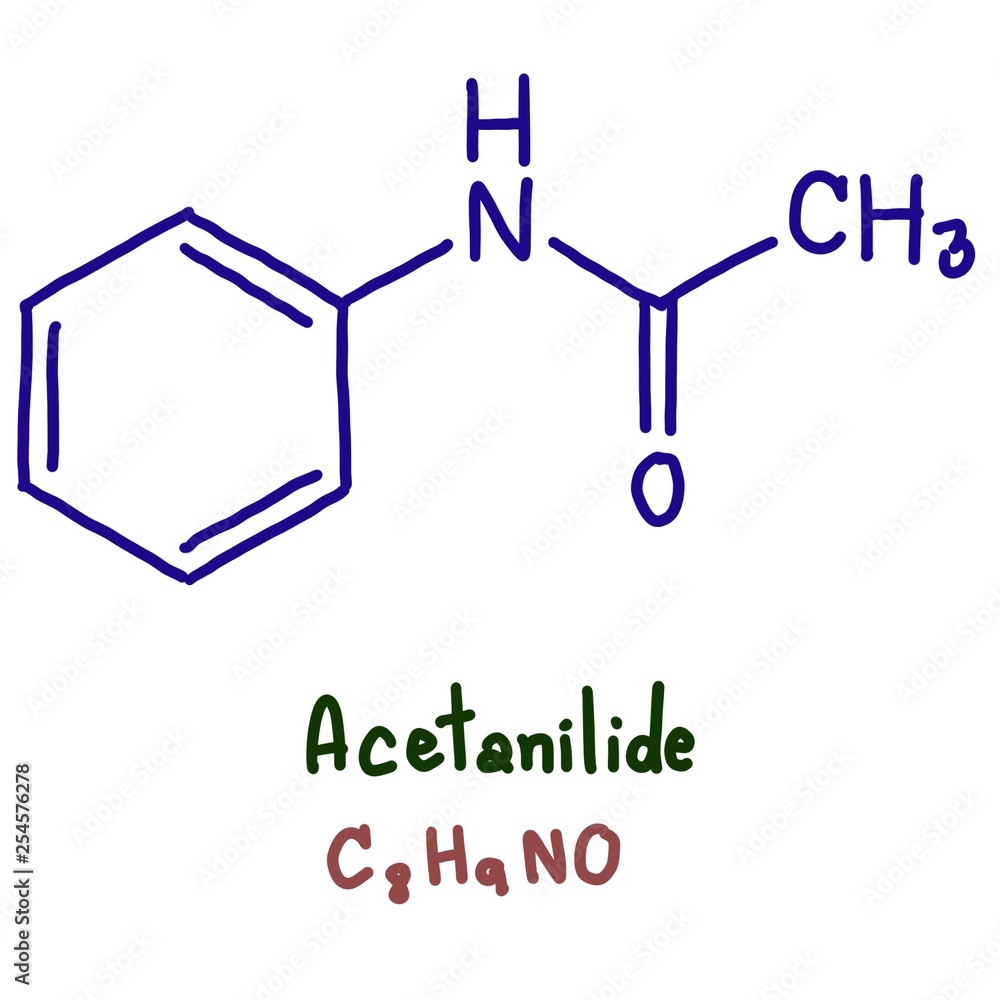 Acetanilide is an odourless solid chemical of leaf or flake-like appearance. It is also known as N-phenylacetamide, acetanil, or acetanilid, and was formerly known by the trade name Antifebrin. Acetanilide is an odourless solid chemical of leaf or flake-like appearance. It is also known as N-phenylacetamide, acetanil, or acetanilid, and was formerly known by the trade name Antifebrin.