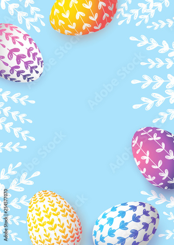 Easter greeting card with c...