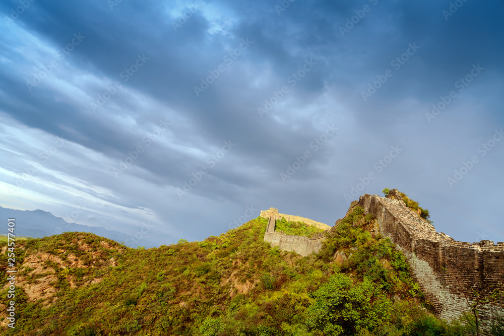 The Great Wall of China.