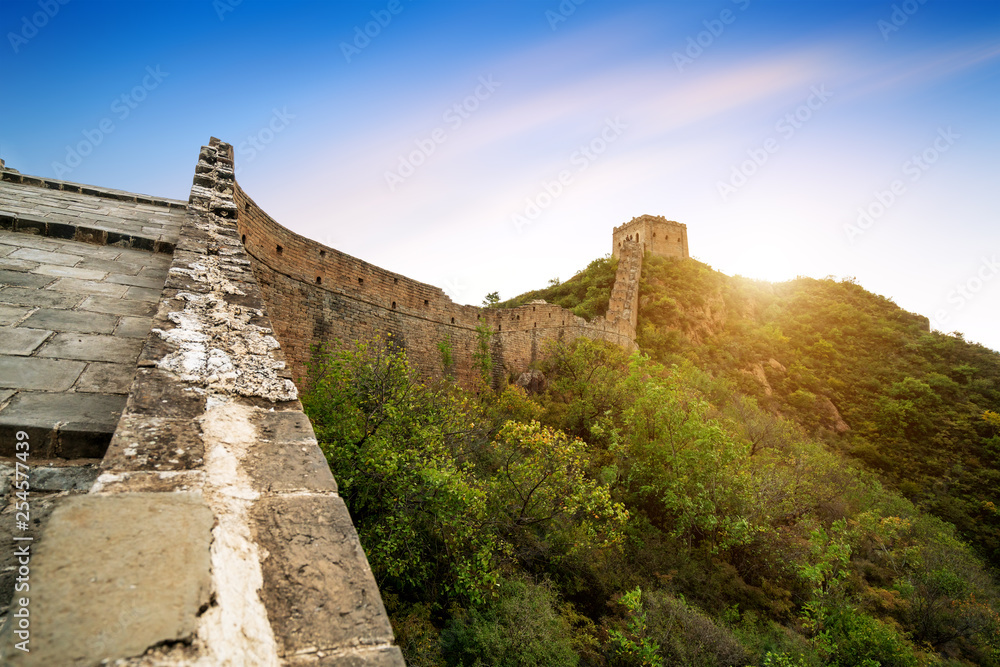 The Great Wall of China.