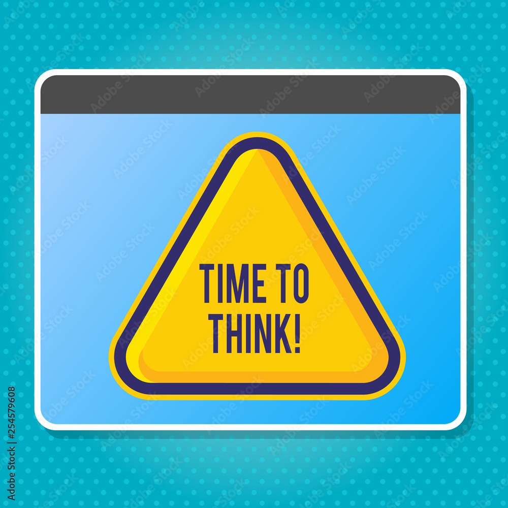 Handwriting text writing Time To Think. Conceptual photo Thinking Planning Ideas Answering Questions Handwriting text writing Time To Think. Conceptual photo Thinking Planning Ideas Answering Questions