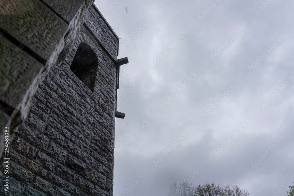 impressive ancient ruins of a medieval castle impressive ancient ruins of a medieval castle