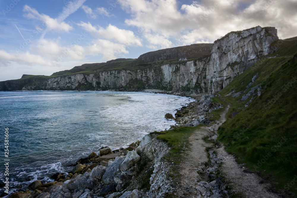 east coast coastline cliffs of Ireland