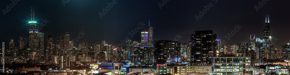 Fototapeta premium Chicago Nite