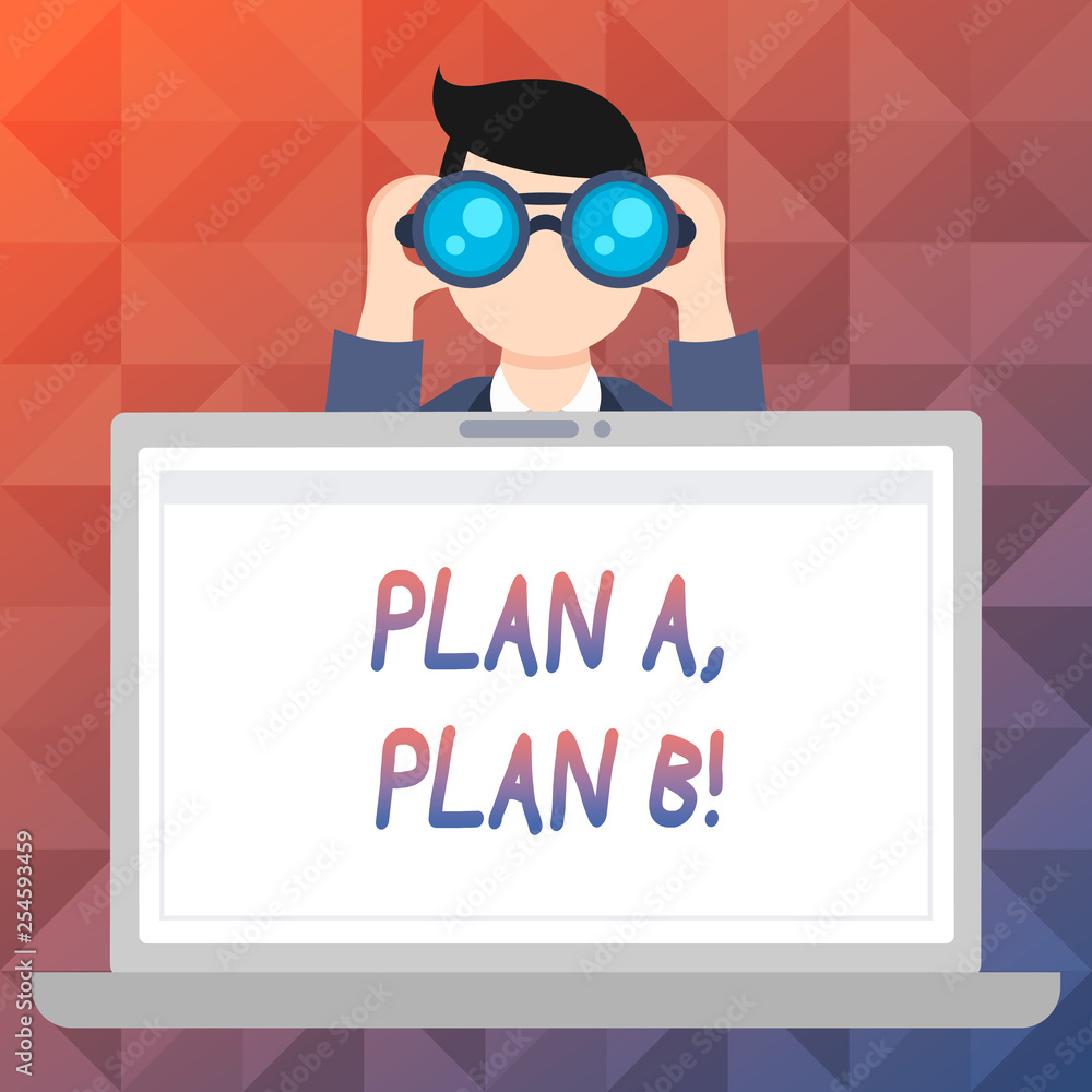 Word writing text Plan A Plan B. Business photo showcasing Strategic Solutions Ideas Paths to follow to choose from Word writing text Plan A Plan B. Business photo showcasing Strategic Solutions Ideas Paths to follow to choose from