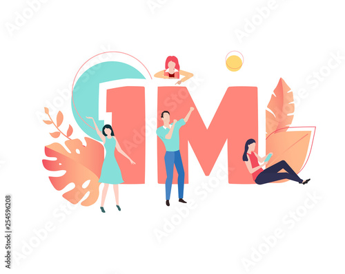 1M likes, followers, online social media banner with number and people.