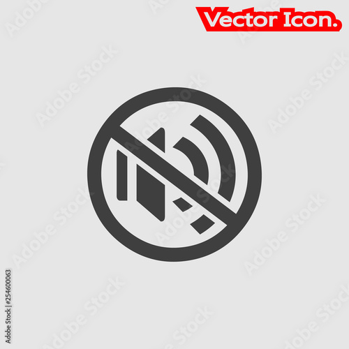 volume control icon isolated sign symbol and flat style for app, web and digital design. Vector illustration.