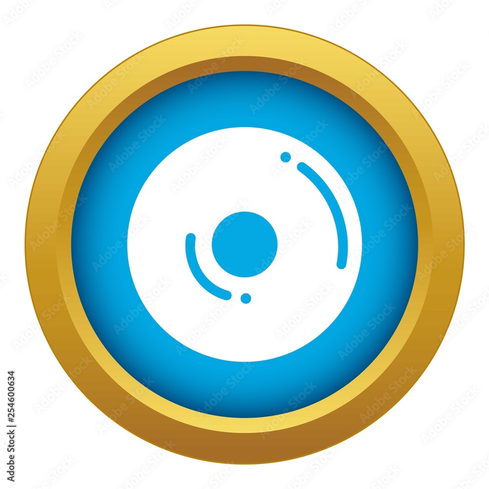 Candy donut icon blue vector isolated on white background for any design Candy donut icon blue vector isolated on white background for any design