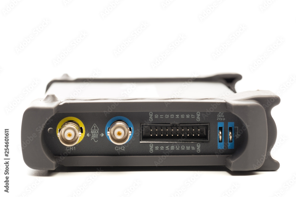 BNC input connector of digital signal oscilloscope BNC input connector of digital signal oscilloscope