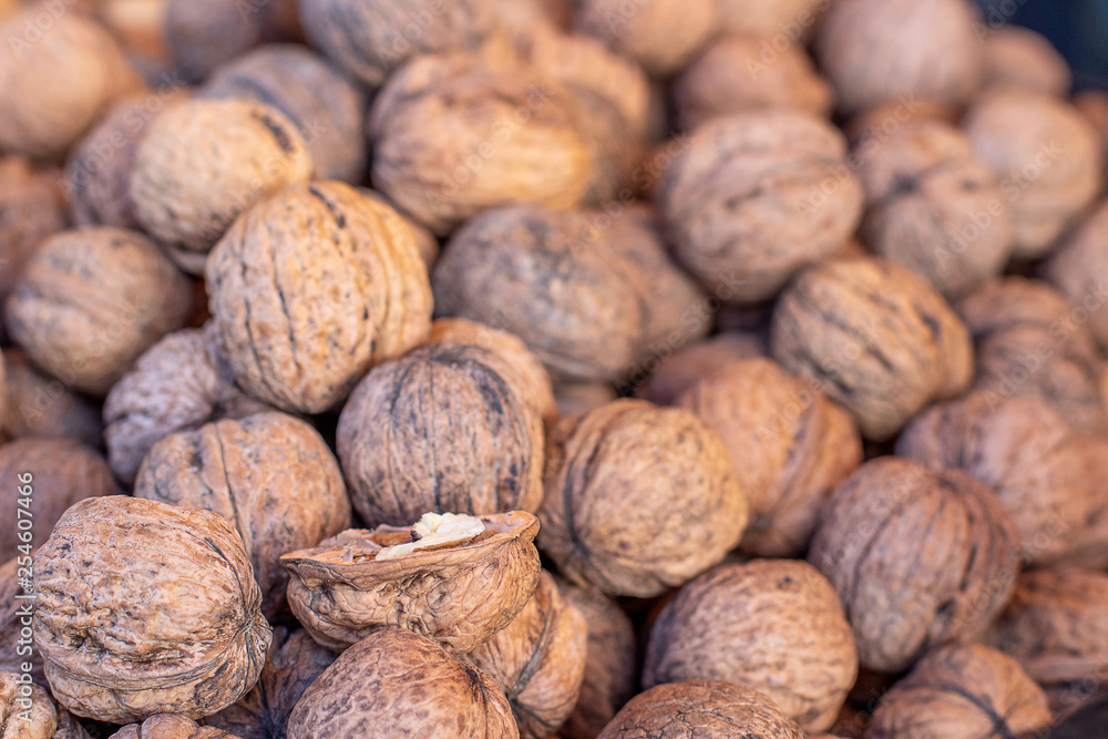 walnuts on the counter walnuts on the counter