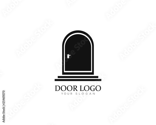 Set of door logo template vector icon illustration design 