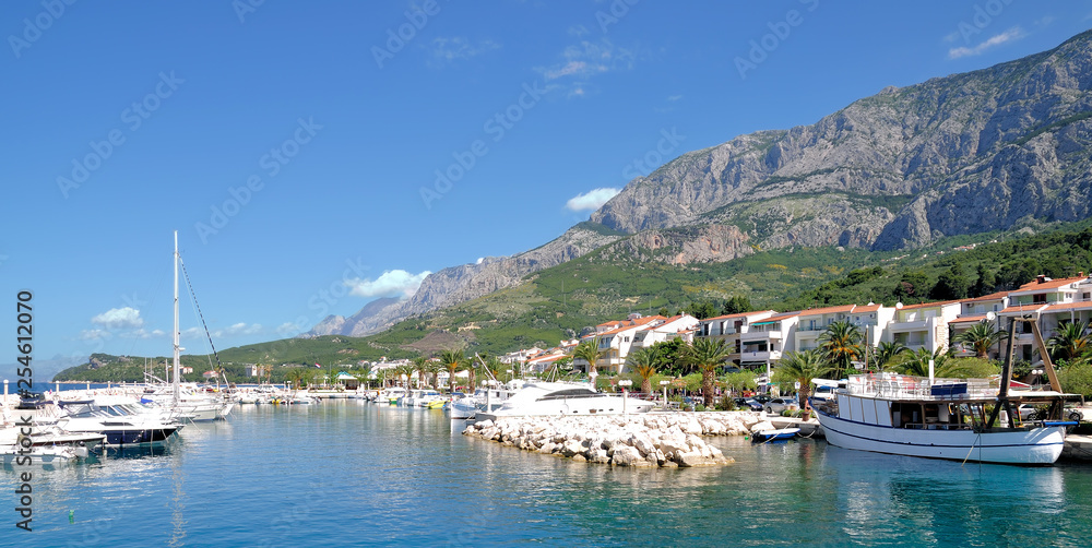 Urlaubsort Tucepi an der Makarska Riviera,Adria,Dalmatien,Kroatien