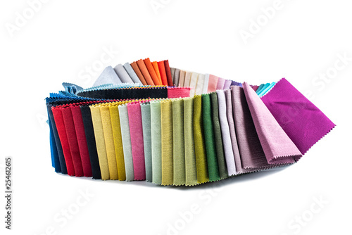 Interior design curtain fabric color card sample
