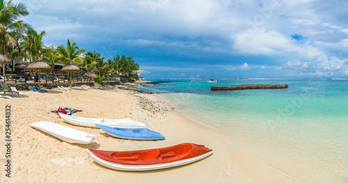 Blue Bay, public beach at Mauritius island, Africa © Serenity-H