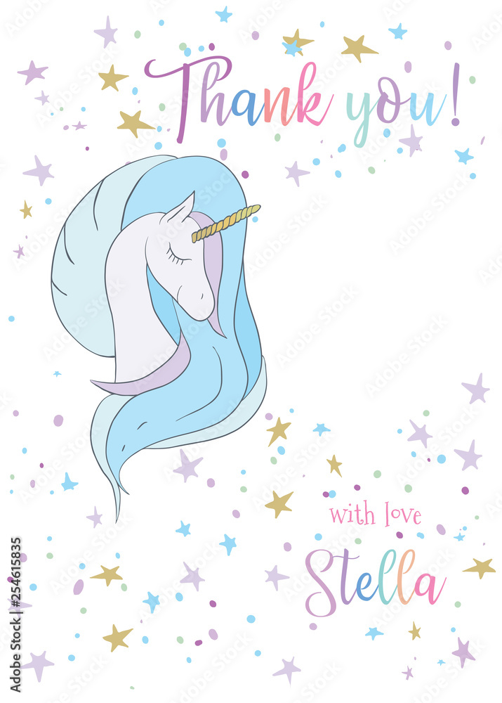 Illustration with a cute mystic unicorn animal. Magic, fantasy, party, children's game, learning the theme design element. illustration Illustration with a cute mystic unicorn animal. Magic, fantasy, party, children's game, learning the theme design element. illustration