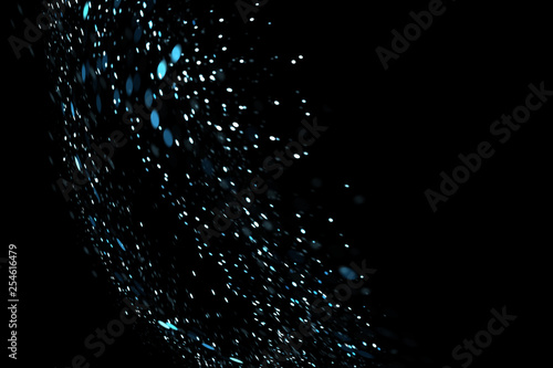 Glitter dust overlay