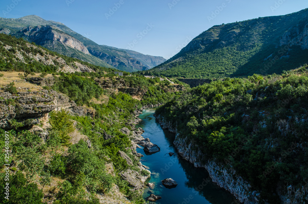 river in mountains