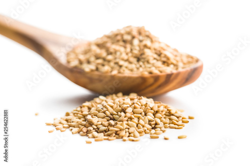 Roasted sesame seeds.