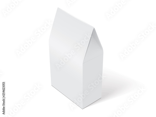 white paper packaging mock up 