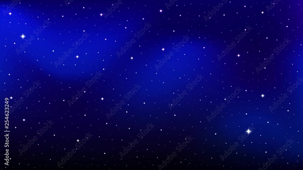 rocket ship in starry space illustrated animation rocket ship in starry space illustrated animation