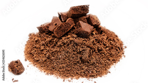 Bunch, black porous, black chocolate, chocolate bar, coffee, tiramisu, brownie