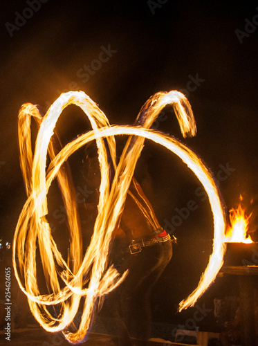 Canvastavla fireshow