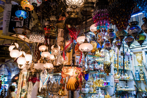 Old lamps on the Grand Bazaar in Istanbul